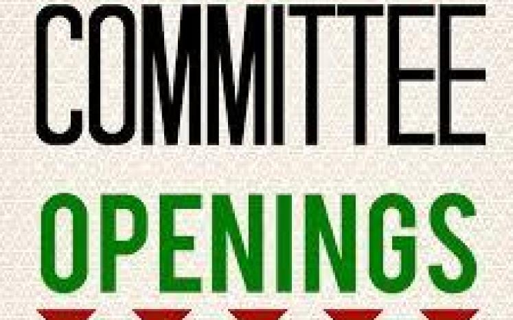 A picture of saying "Committee Openings"